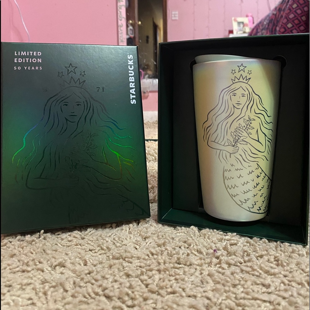 50th Anniversary Starbucks Ceramic Tumbler
